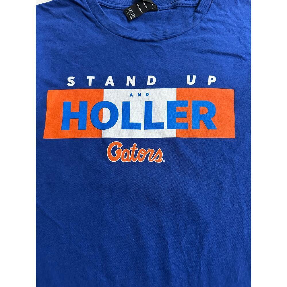 FLORIDA GATORS T-Shirt Men's S Blue Short Sleeve Crew Neck 100% Cotton Pepsi - Picture 2 of 5